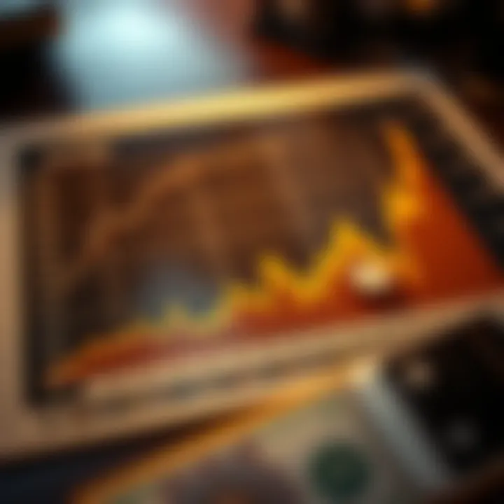 Graph depicting historical interest rates