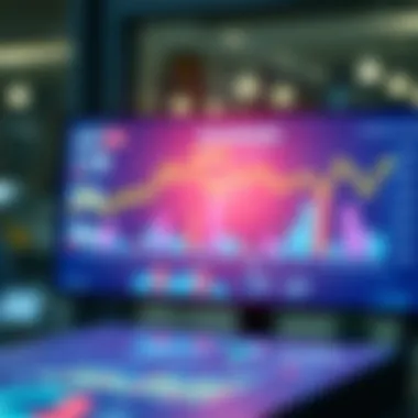 A digital interface showcasing data analysis for investments