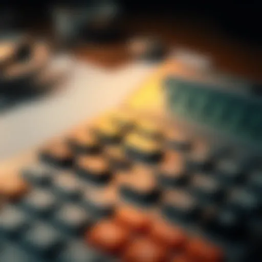 Detailed view of a mortgage calculator interface