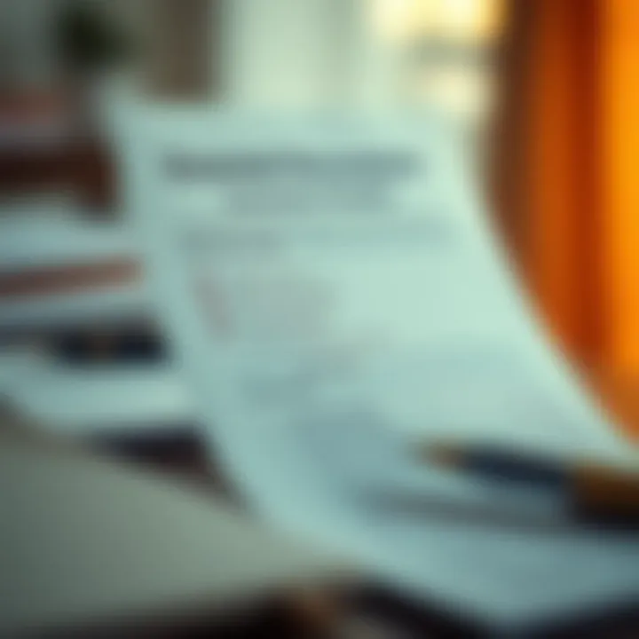 Document checklist for tax extension