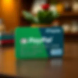 PayPal Cash Card showing its design and features