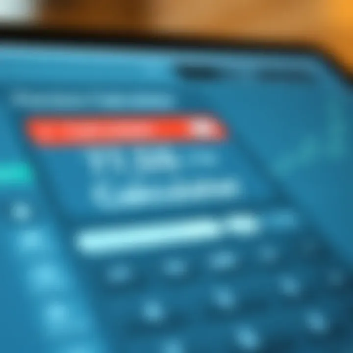 Online Pension Calculator Interface Visual representation of online pension calculator interface