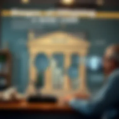 An infographic showing the stages of obtaining a bank loan