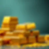 The Allure of Gold Investment Elegant gold bars stacked to represent investment viability