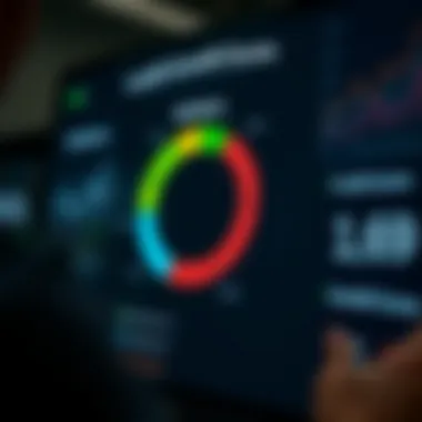 A visual representation of credit score metrics