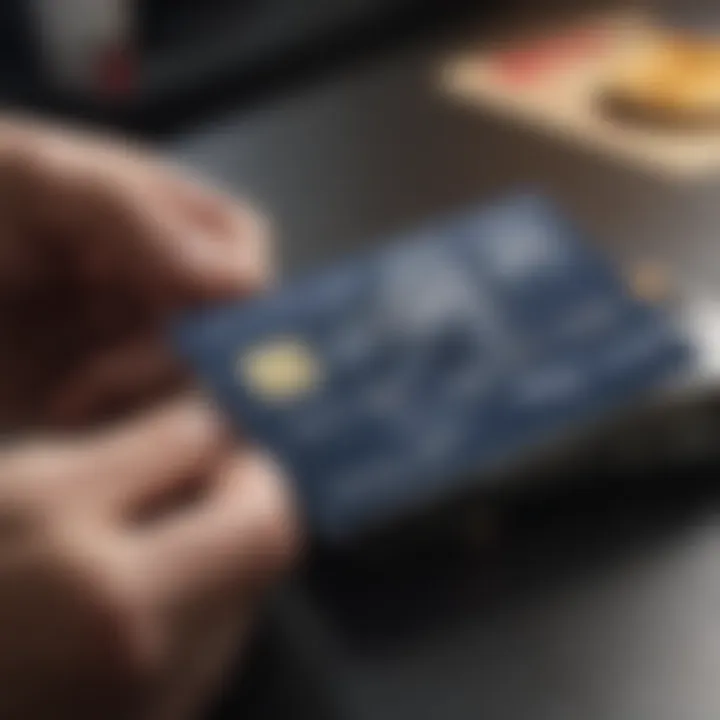 Illustration showing secure transactions with the Visa Debit Card