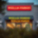 Wells Fargo branch exterior showcasing financial services