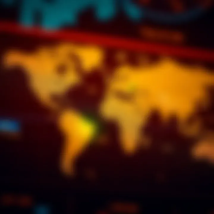 Time Zone Map Highlighting Trading Hours Time zone map highlighting trading hours
